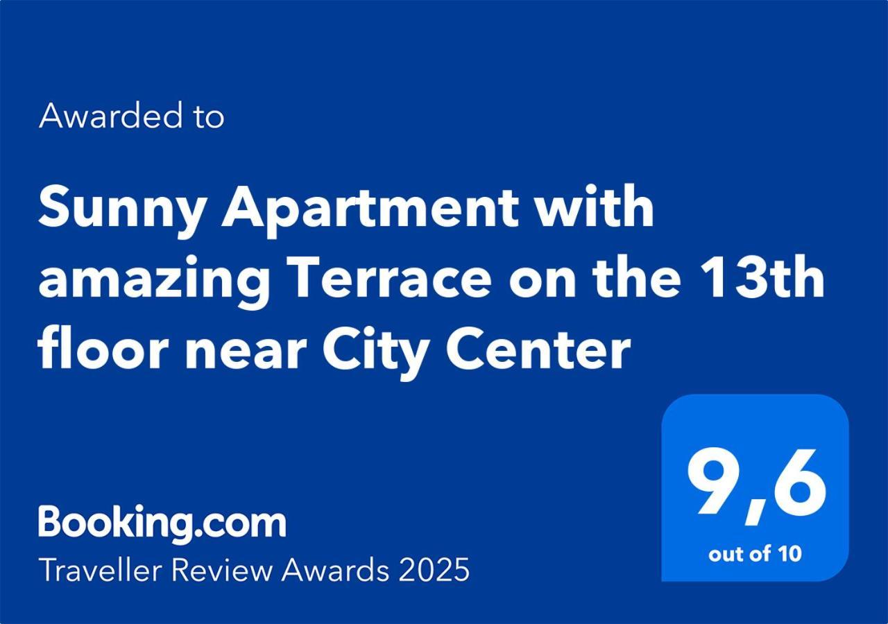 Sunny Apartment With Amazing Terrace On The 13Th Floor Near City Center Bratislava Luaran gambar